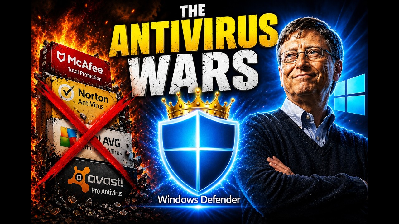 Войны антивирусов: как Windows Defender уничтожил индустрию стоимостью 10 миллиардов долларов!