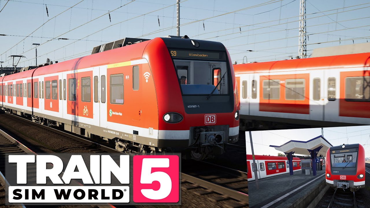 Train Sim World 5 Frankfurt S-Bahn Rhein Main S 9 Hanau - Wiesbaden | TSW5 Kinzigtalbahn Gameplay