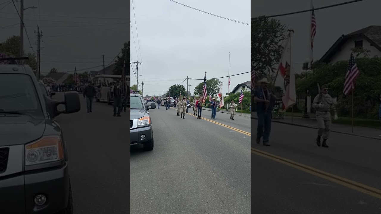 Memorial Day Parade in Ferndale CA today 🇺🇸