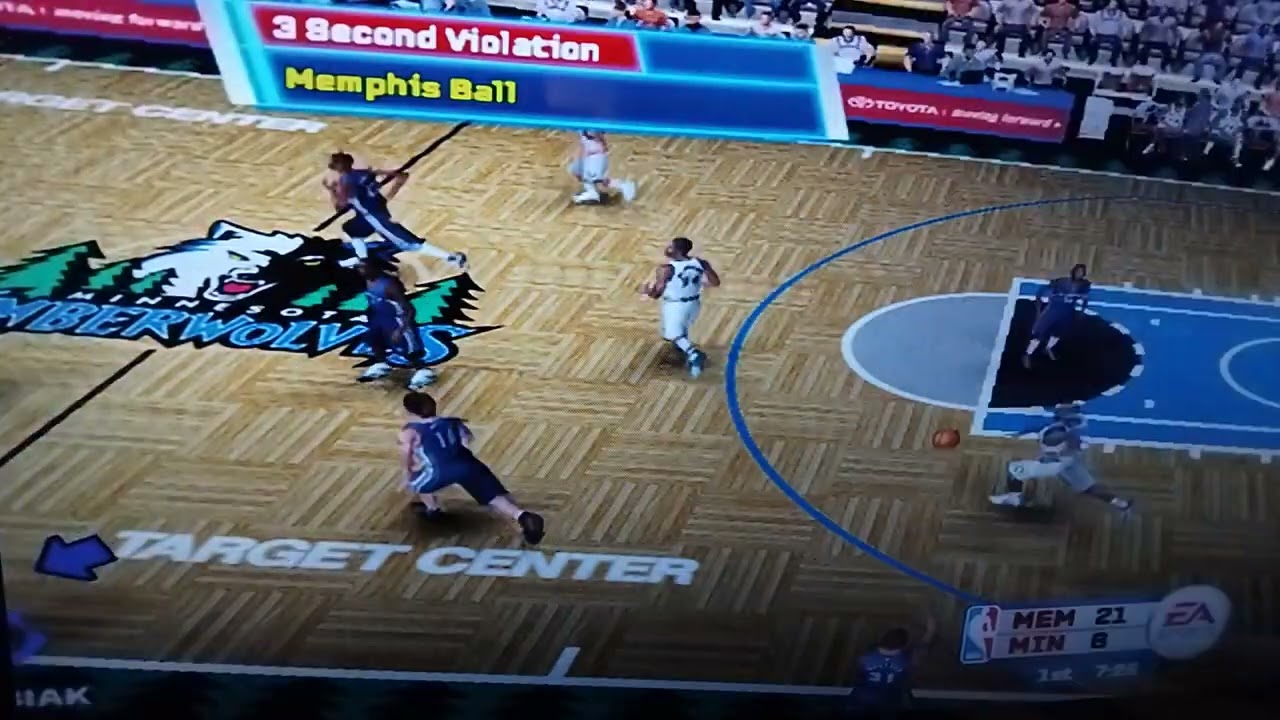 nba live 06 [PS2] Grizzlies vs Twolves.