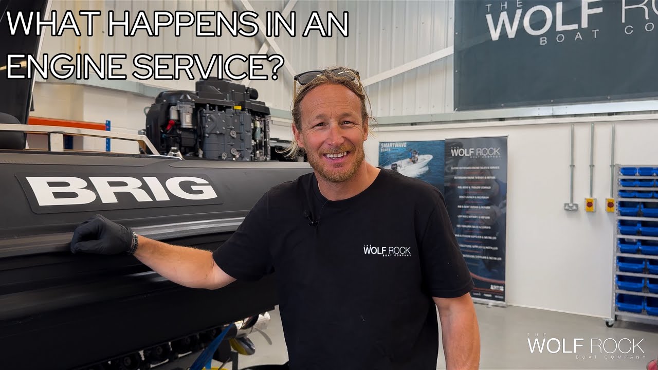 WHAT HAPPENS DURING A SUZUKI ENGINE SERVICE AT THE WOLF ROCK BOAT COMPANY?