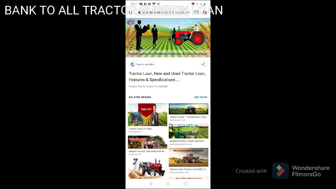 TRACTOR LOAN WITH SUBSIDY IN ENGLISH