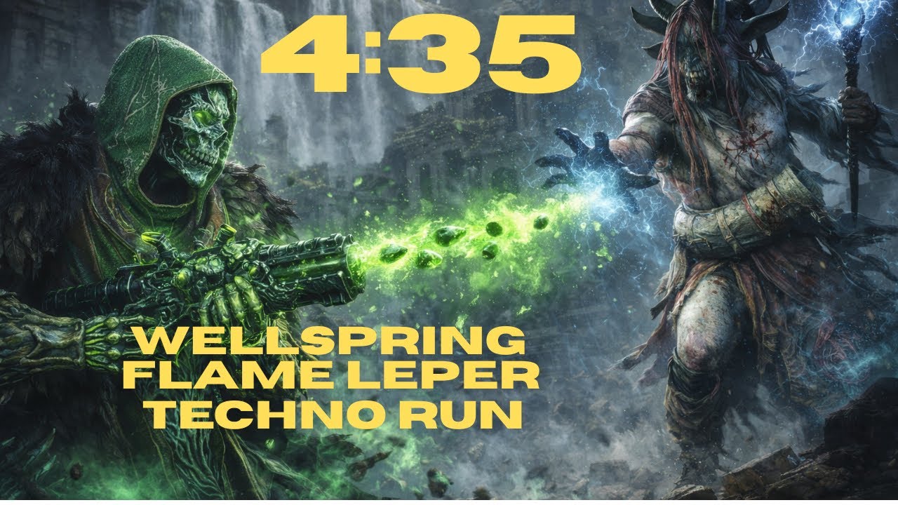 Outriders Wellspring Speed Run - 4 minutes 35 Seconds Gear, Skills, Class Tree Showcase #outriders