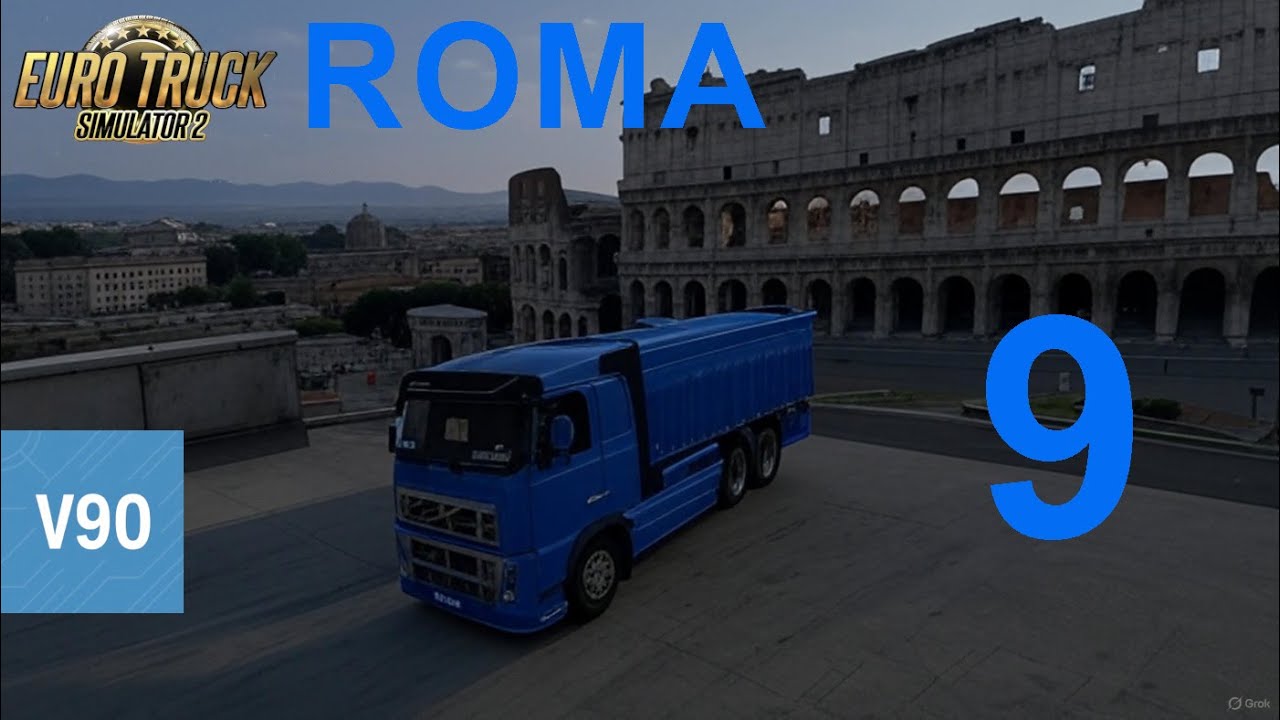 TODOS LOS CAMIONES CONDUCEN A ROMA!! Pt9 Roma(IT) - Ioanina(GR) en EURO TRUCK SIMULATOR 2