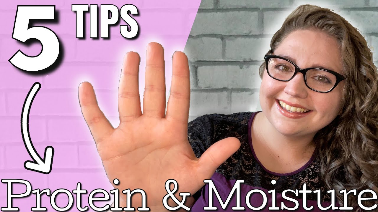 5 EASY TIPS FOR PROTEIN MOISTURE BALANCE | WAVY CURLY HAIR ROUTINE