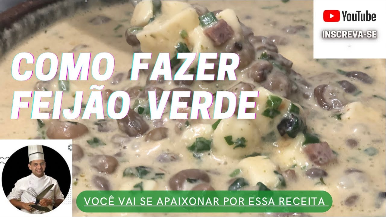 FEIJÃO VERDE CREMOSO COM QUEIJO