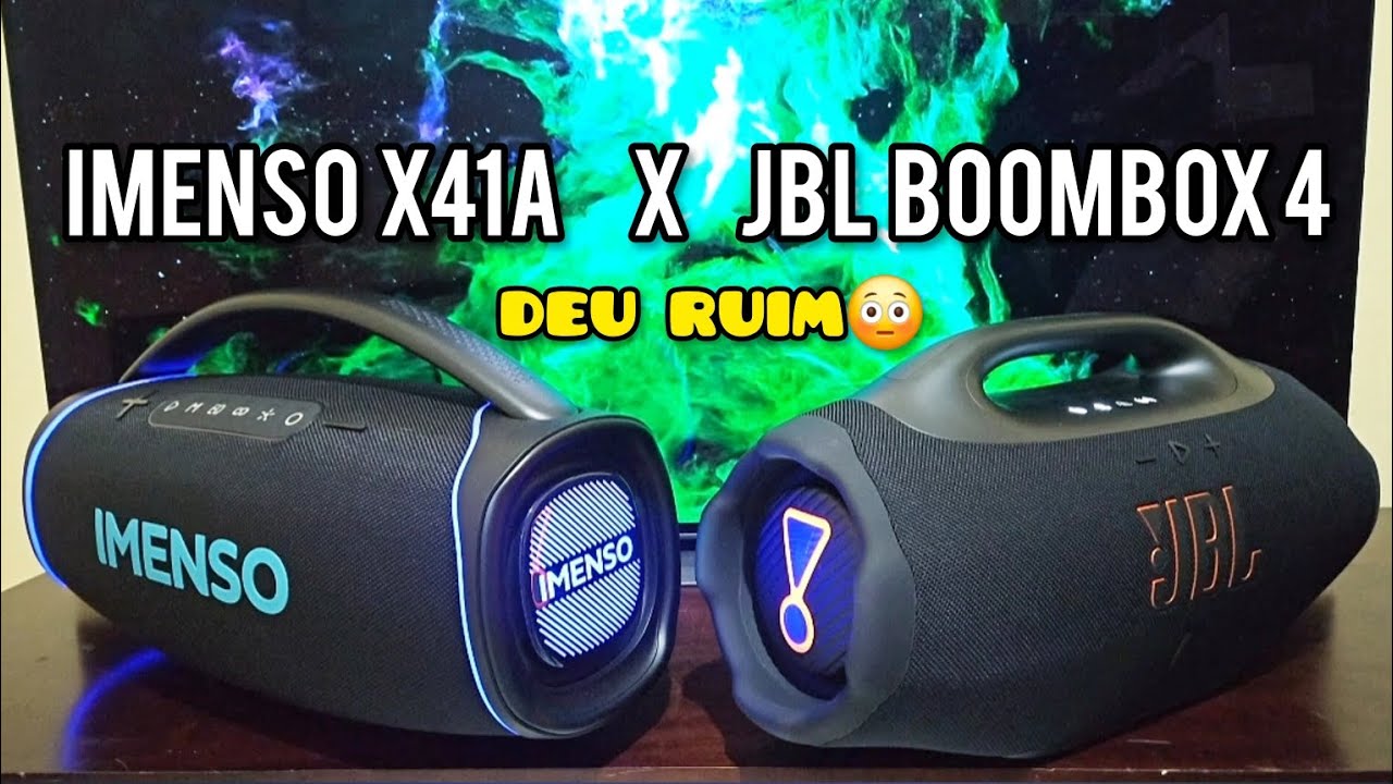 IMENSO X41A VS JBL BOOMBOX 4 INACREDITÁVEL ACONTECEU