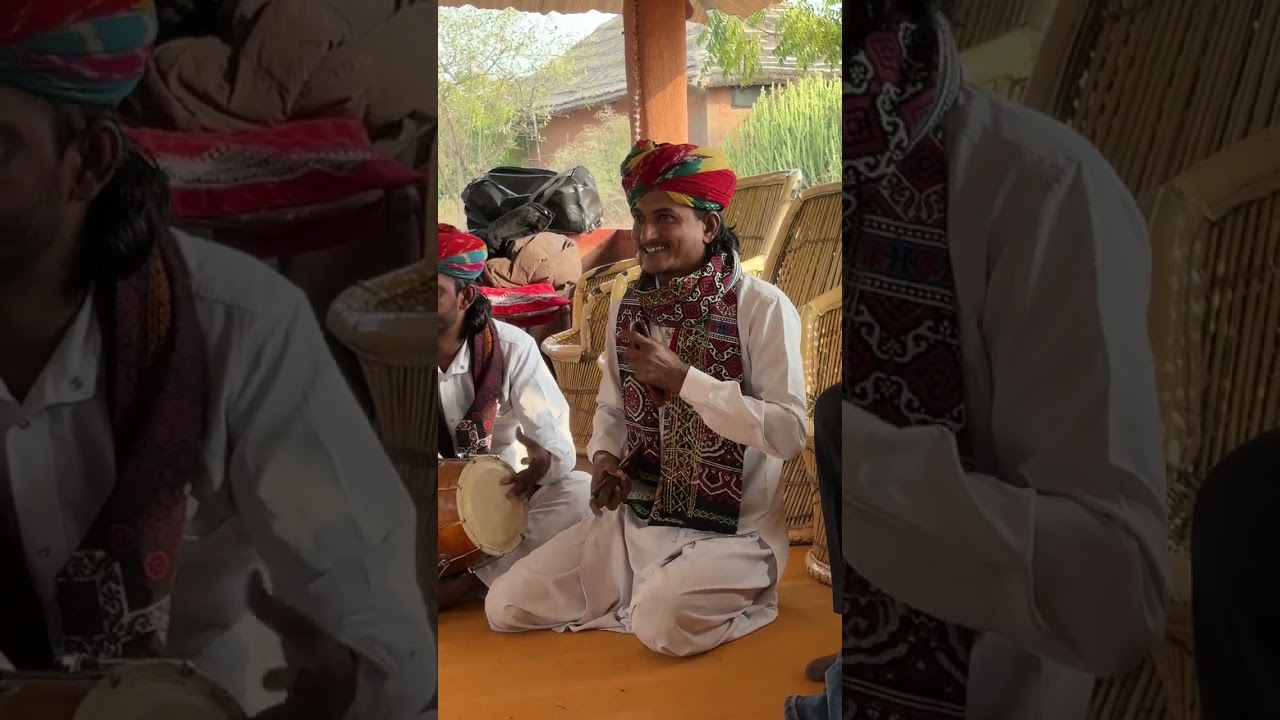 Musicians at Arna Jharna – The Thar Desert Museum in Jodhpur, India