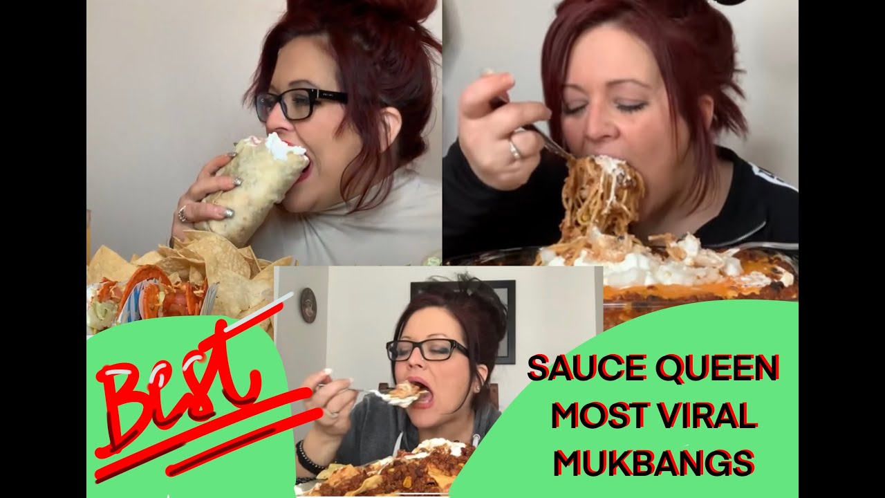 SAUCE QUEEN BEST MUKBANGS COMPILATION