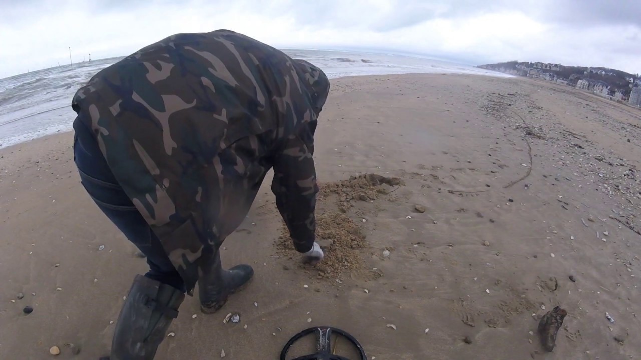 DETECTION sur les PLAGES. Après la tempête en Normandie XP DEUS