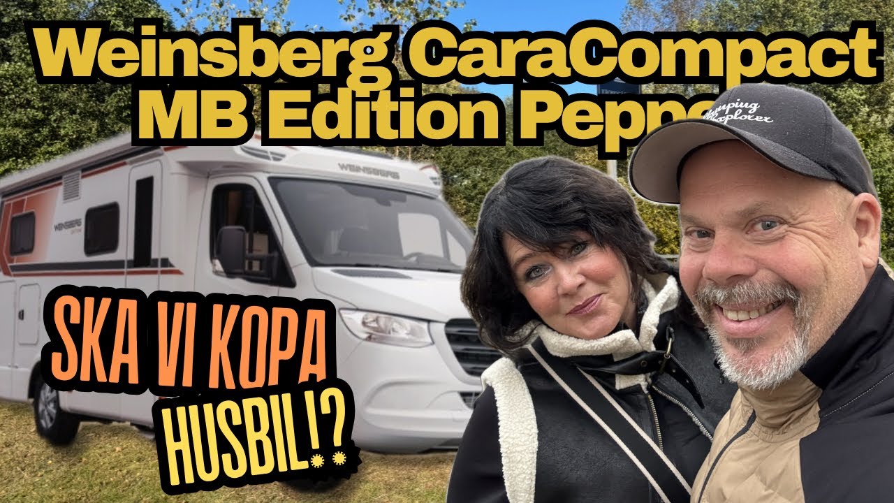 Vi kollar in Weinsberg CaraCompact MB Edition Pepper - Ställplatsen är öppnad! GlampingExplorer.se