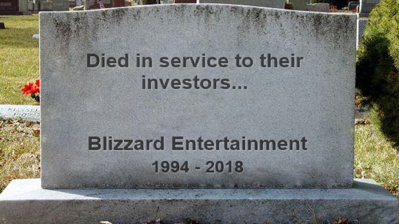 Here Lies Blizzard Entertainment 1994-2018