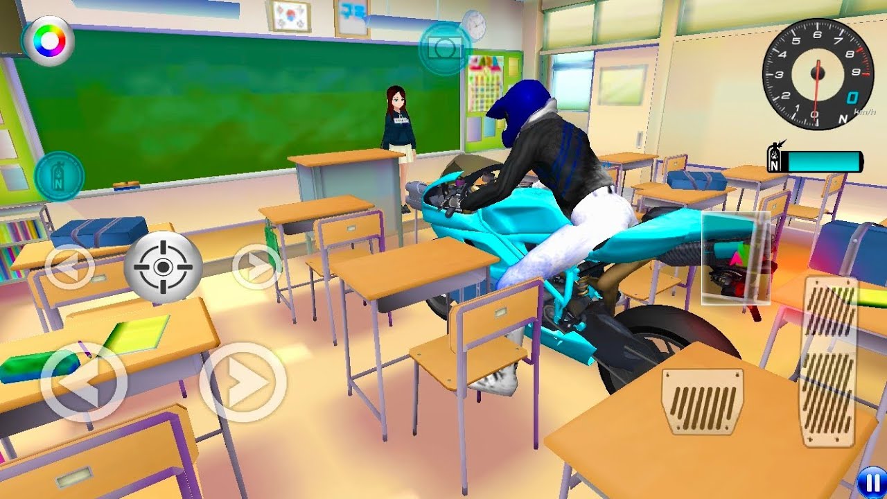 I Came To School With New Pink Bike | 3d driving class 