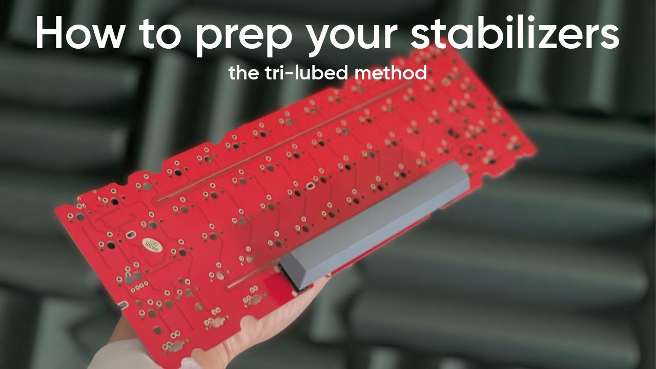 How to tune your keyboard stabilizers: the tri-lubed method (best method ;))