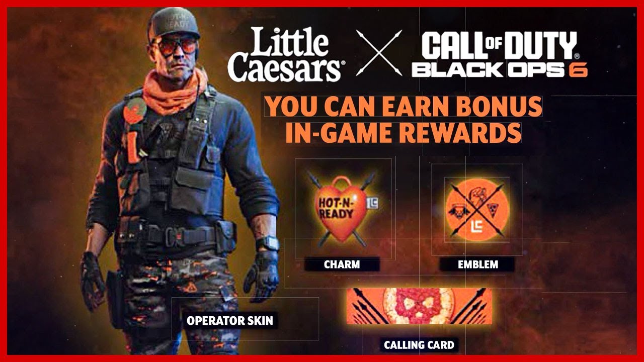 NEW BO6 X Little Caesars Rewards & Promotion Details! (Black Ops 6 Promo Rewards)