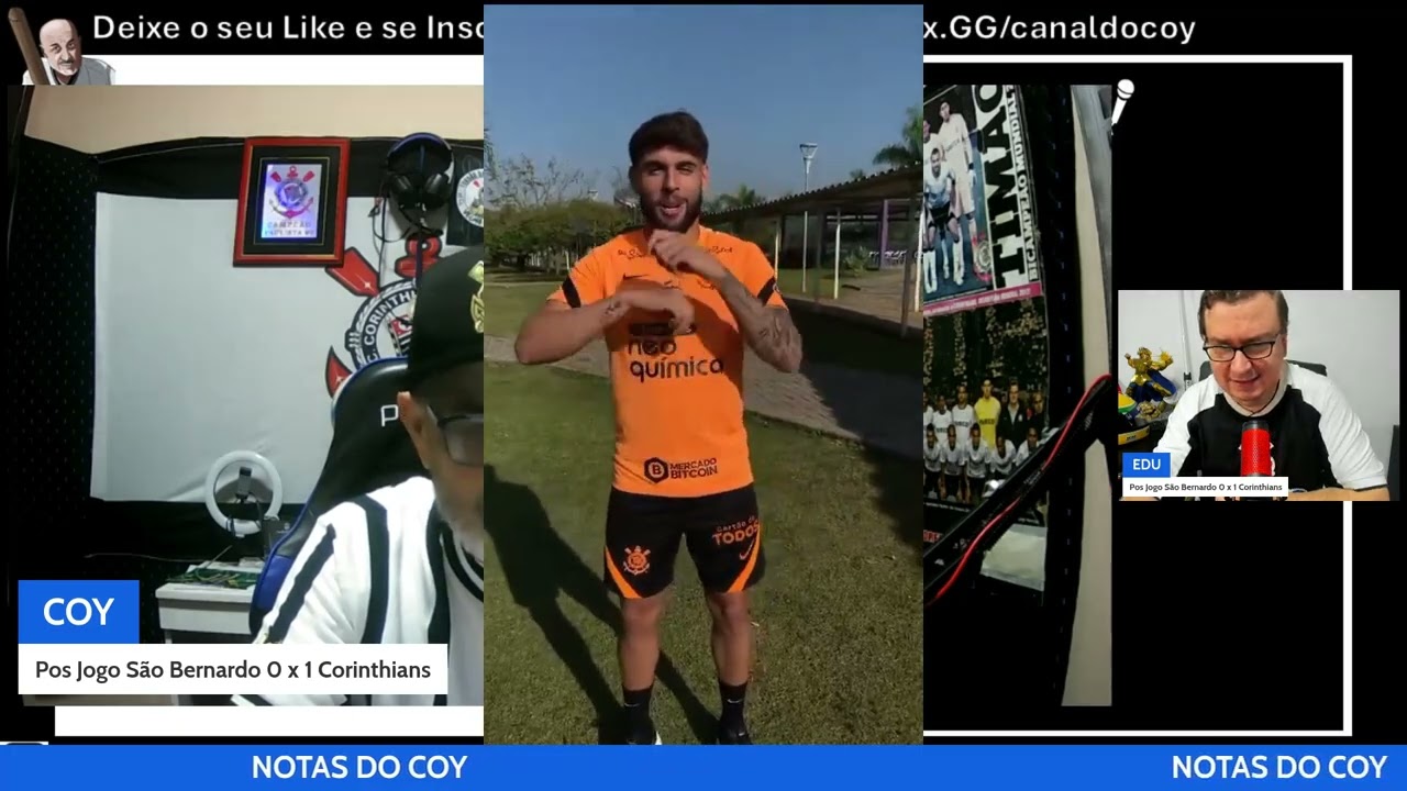 POS JOGO S&Atilde;O BERNARDO 0 X 1 CORINTHIANS, TIM&Atilde;O VENCE, SE CLASSIFICA E ENFRENTA A PORTUGUESA AGORA.