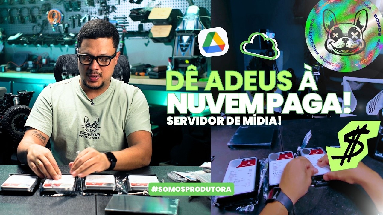 PARAMOS DE PAGAR GOOGLE DRIVE E MONTAMOS NOSSO PRÓPRIO SERVIDOR