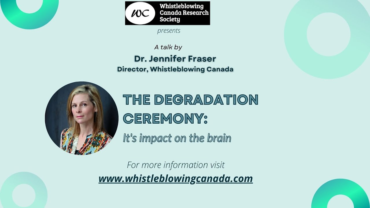 The Degradation Ceremony: It's impact on the brain