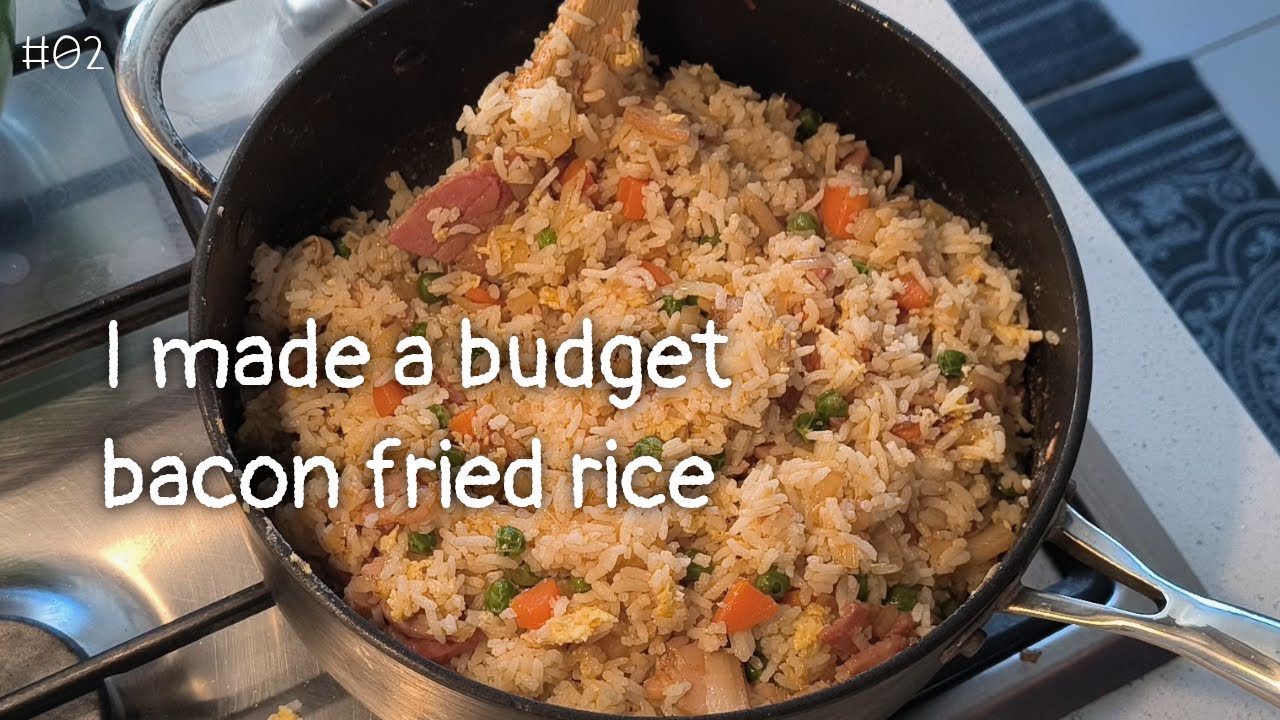 Bacon Fried Rice | Cost of Cooking in Australia | Vlog