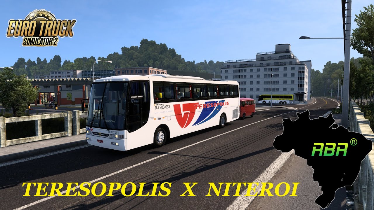 Euro Truck Simulator 2 TERESOPOLIS X NITEROI MOD BUS