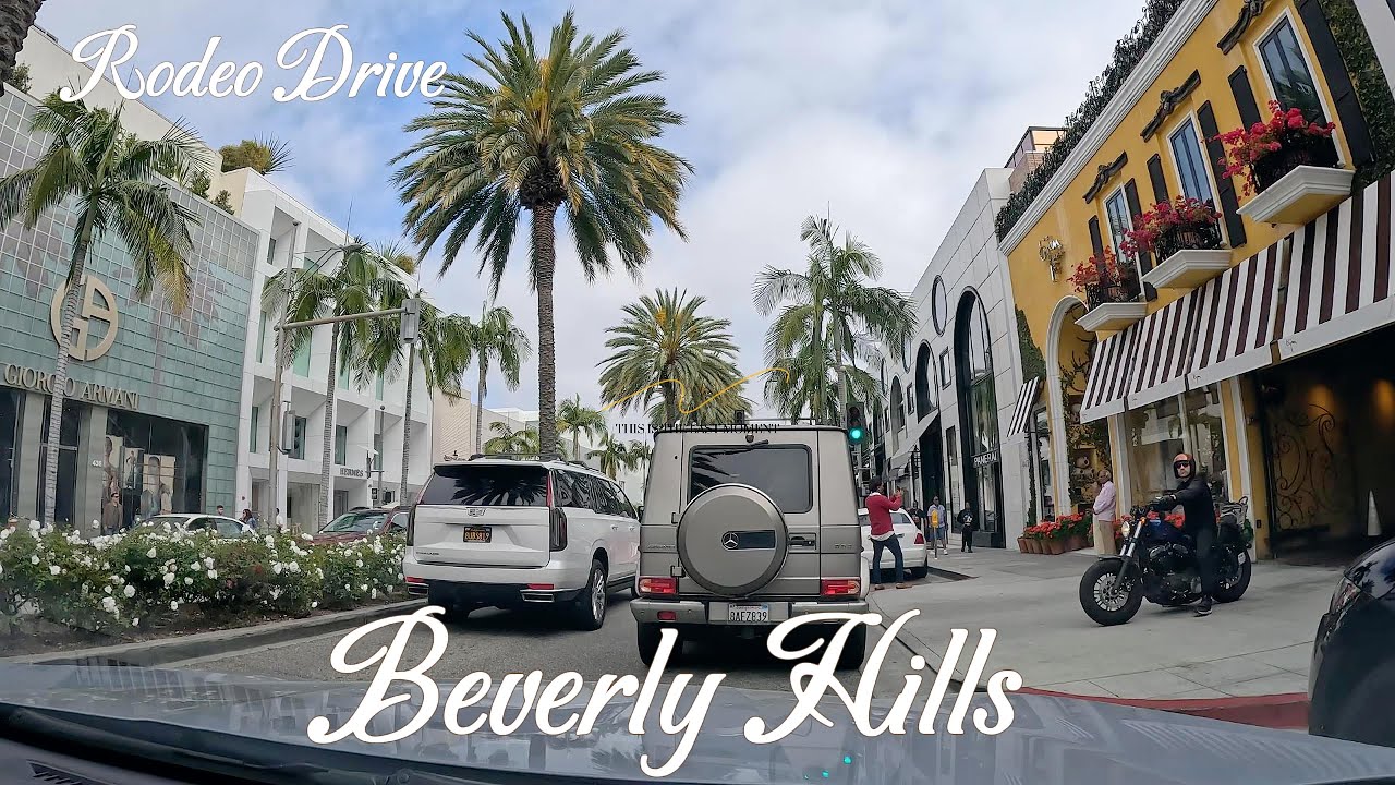 Driving Through Rodeo Drive - Beverly Hills | Driving Tour [4K] 2024