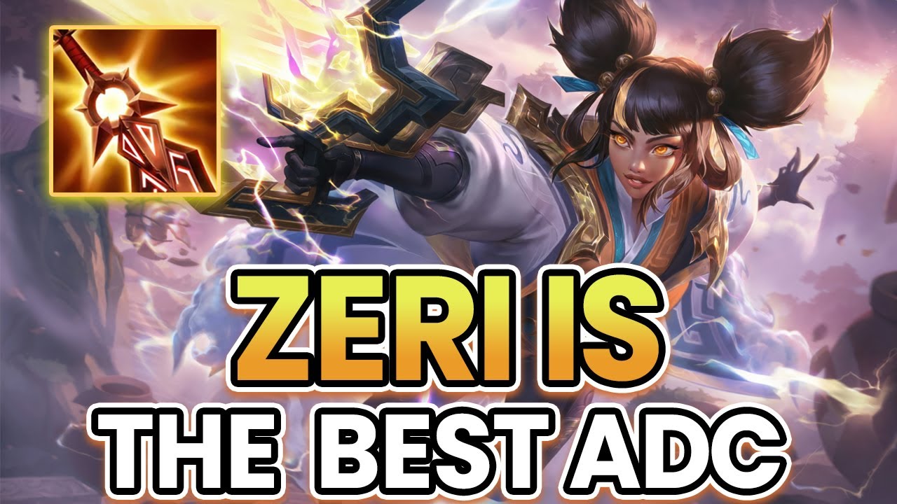 WHY ZERI IS THE BEST ADC IN WILD RIFT | TOP CHALLENGER RANK ZERI GAMEPLAY