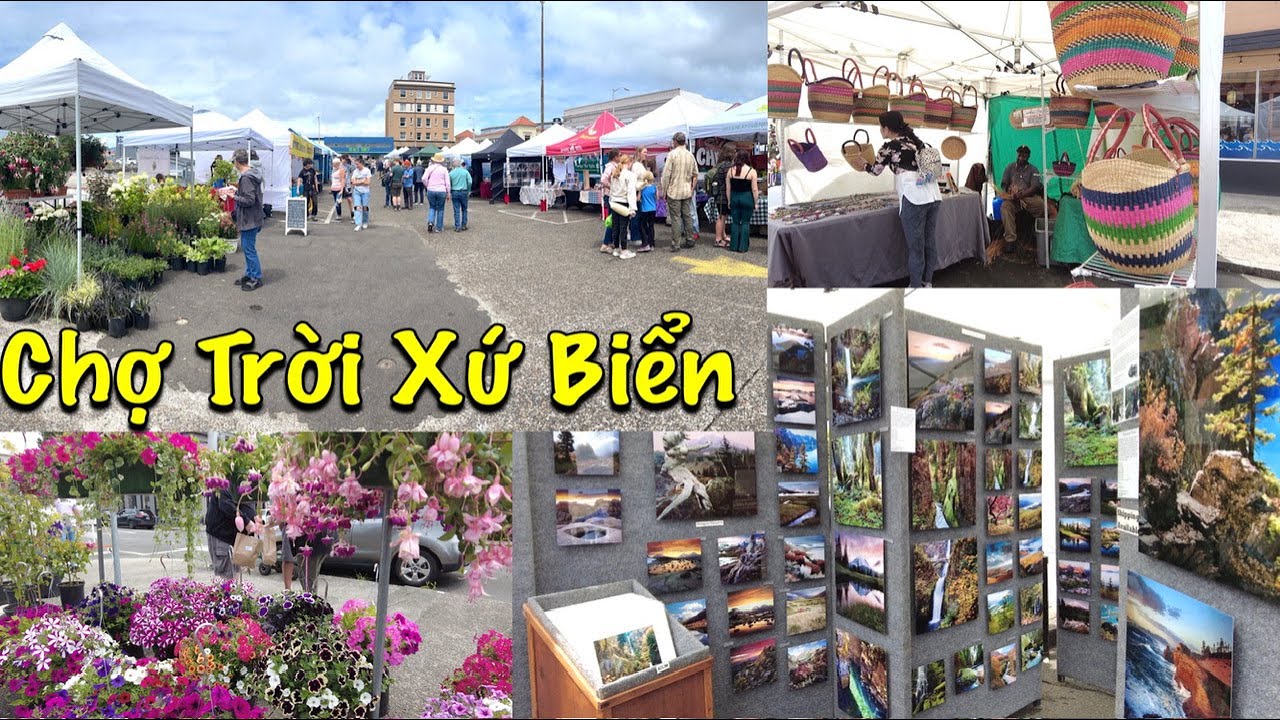 Chợ Trời Xứ Biển Astoria - Lần Đầu Được Đi Chợ Trời Ở Mỹ - Sunday Open Market Astoria - Vlog 299