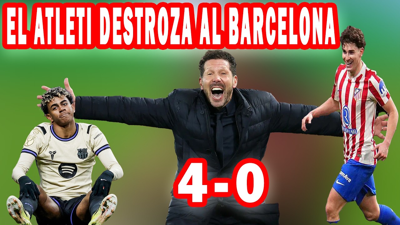 🚨¡Golpe brutal! El Atleti humilla al Barça en una semifinal ardiente.
