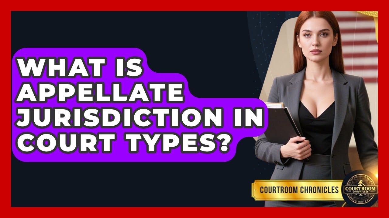 What Is Appellate Jurisdiction In Court Types? - Courtroom Chronicles