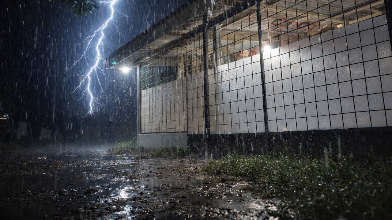 Heavy Rain Sounds for Sleeping | Real Rain Ambience 
