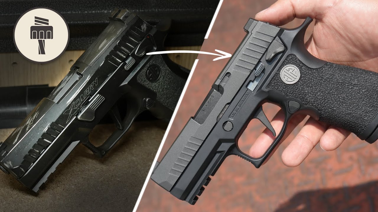 Make a second-hand SIG Sauer P320 XCarry airsoft look cooler and smoother.