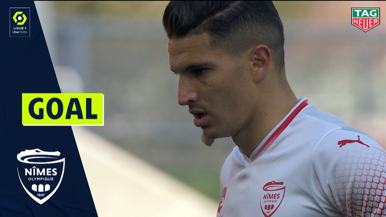 Goal Zinedine FERHAT (53' pen - N&Icirc;MES OLYMPIQUE) RC LENS - N&Icirc;MES OLYMPIQUE (2-1) 20/21