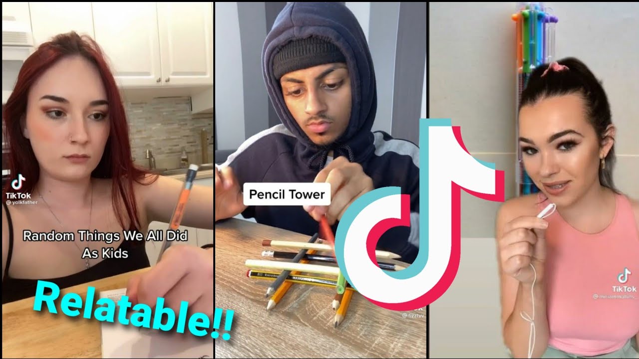 Things we all did as kids | RELATABLE | tiktok compillation