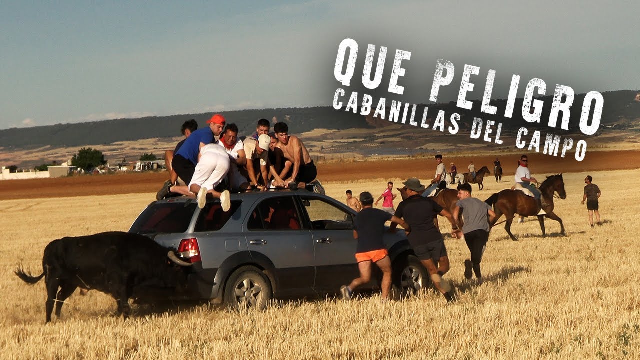 😵¡QUE PELIGRO!😵 ENCIERRO POR EL CAMPO CABANILLAS DEL CAMPO 2025