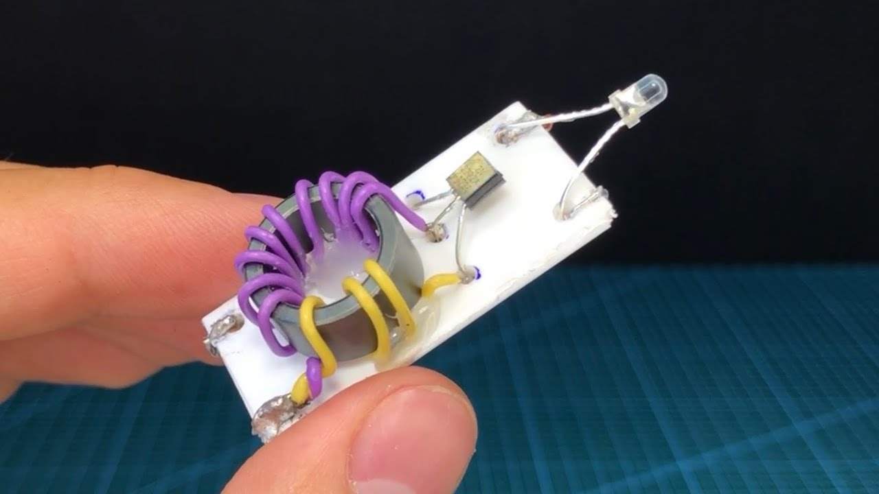 How to Make a voltage booster 0.5v to 5v - volt converter