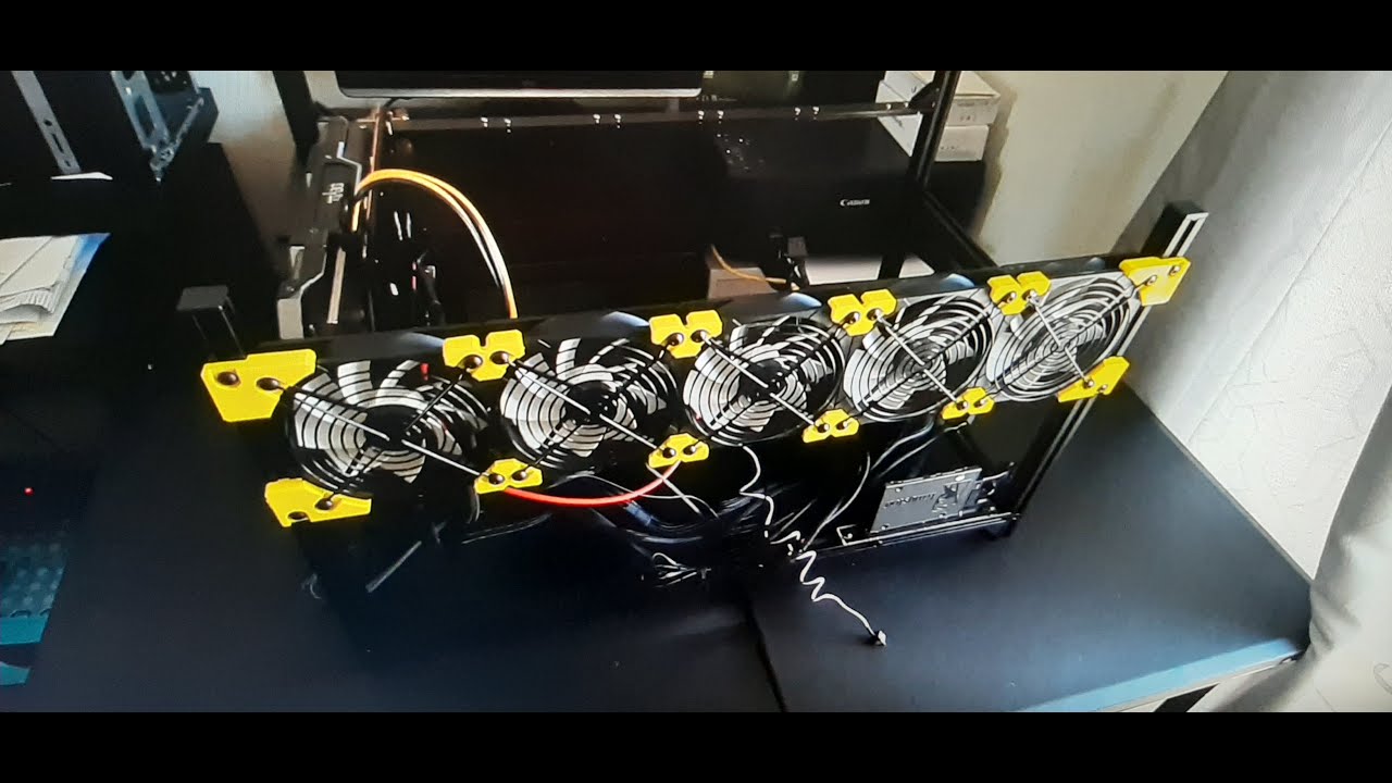 Rig de mineria con tarjeta grafica RX5700XT