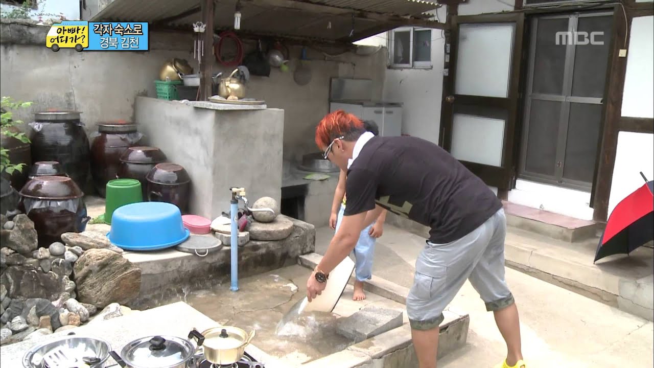 후와 지욱이 등목시켜주는 윤민수, #07, 일밤 20130804