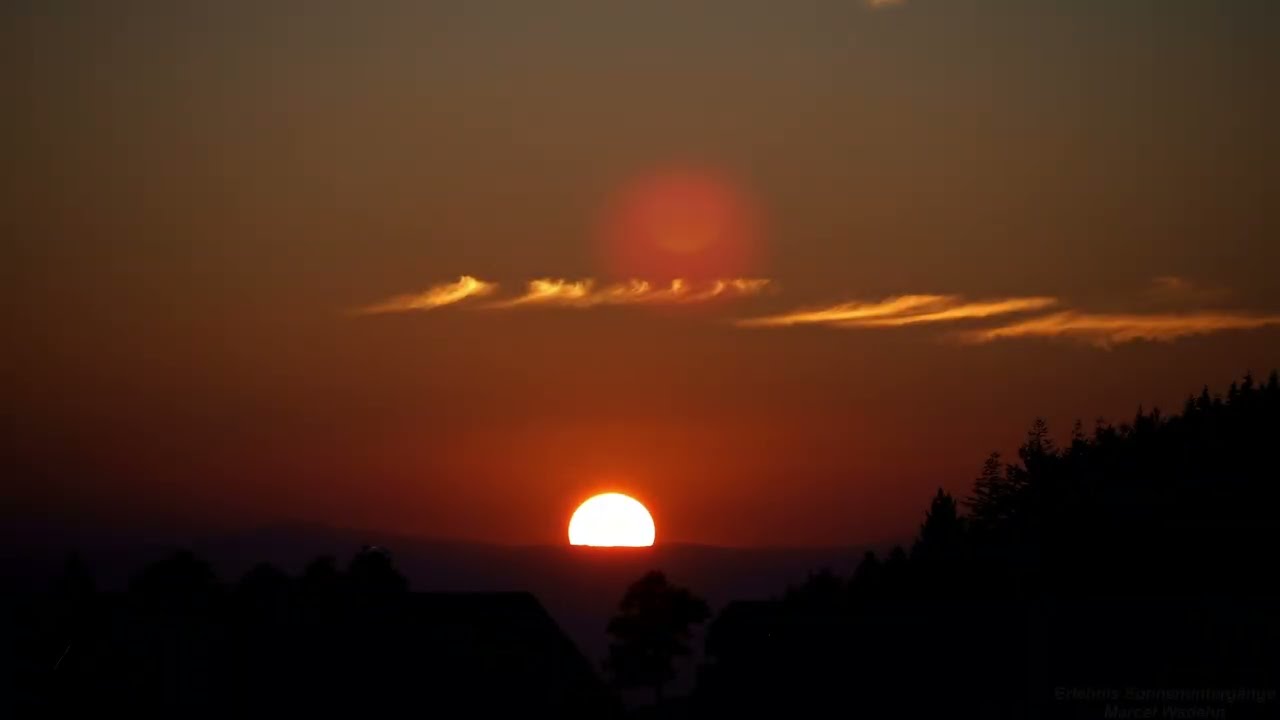 Sonnenuntergänge im Zeitraffer Bodensee Allgäu Zusammenfassung Teil 1