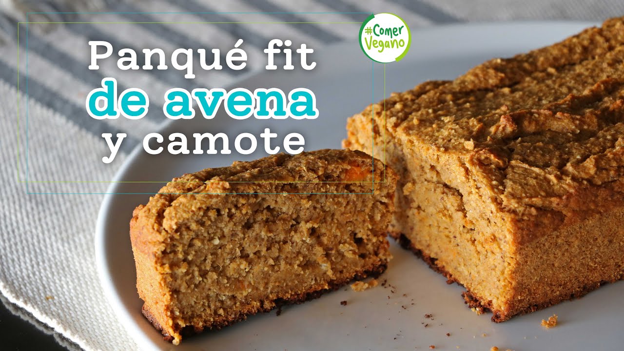 🍠 PANQUÉ FIT DE AVENA Y CAMOTE | ¡Bajo en calorías! Sin aceite, sin harina, sin huevo ni azúcar...
