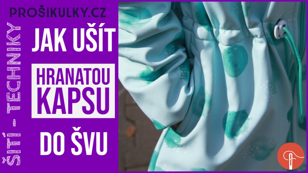 Jak ušít kapsu (hranatou, do bočního švu) 2019