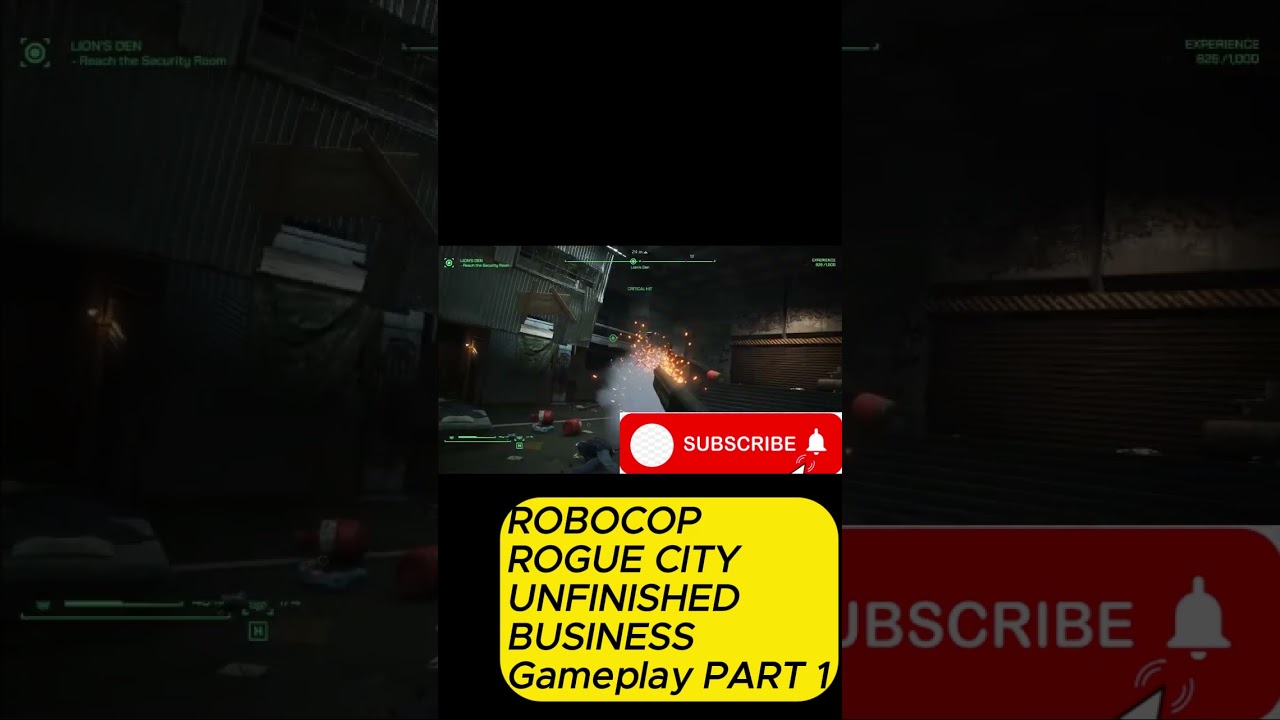 ROBOCOP ROGUE CITY UNFINISHED BUSINESS Gameplay PART 1  #robocoproguecityunfinishedbusiness