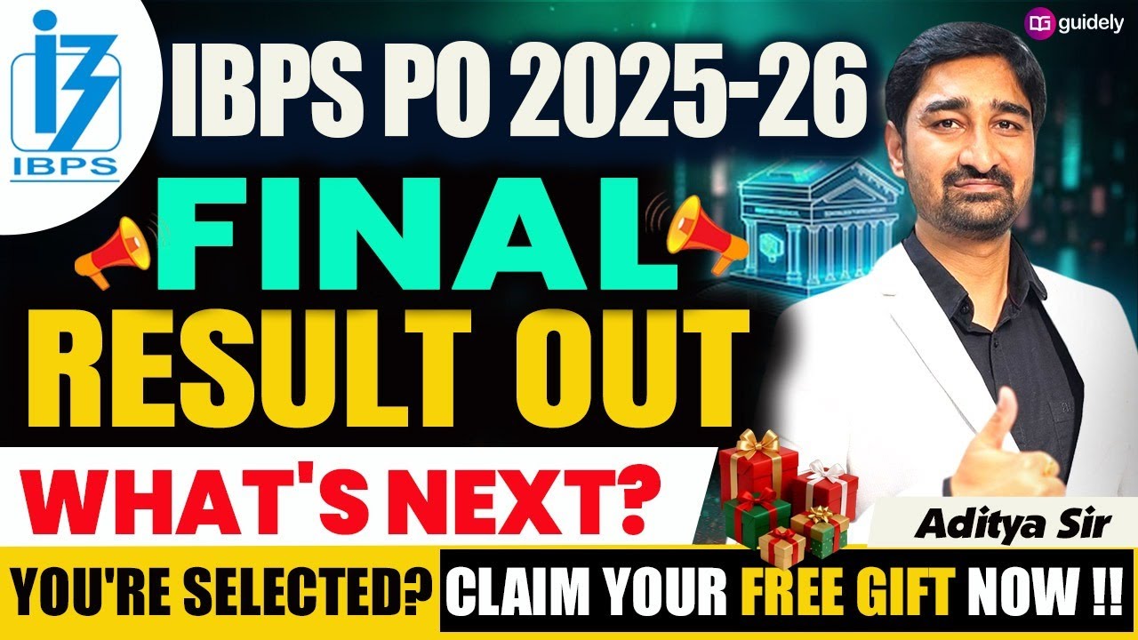 IBPS PO Final Result Out | Are You Selected? What&rsquo;s Your Next Step? | By Aditya Sir