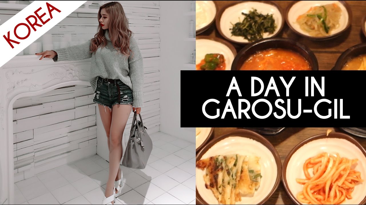 A DAY IN SINSA GAROSU-GIL | KOREA VLOG