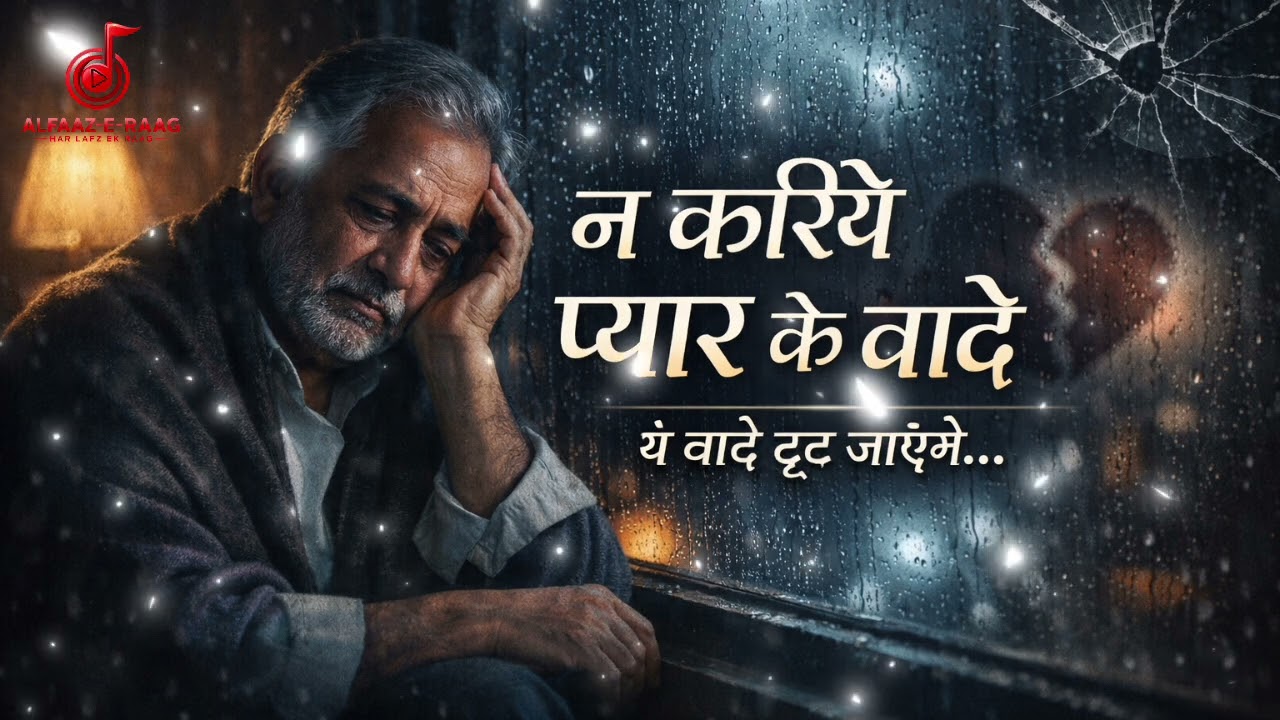 न करिये प्यार के वादे | Emotional Sad Ghazal Song | Heartbreaking Hindi Poetry
