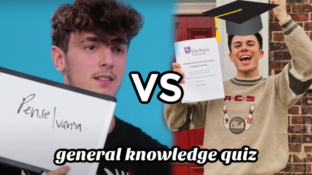 i tried beating tik tok stars at a general knowledge quiz