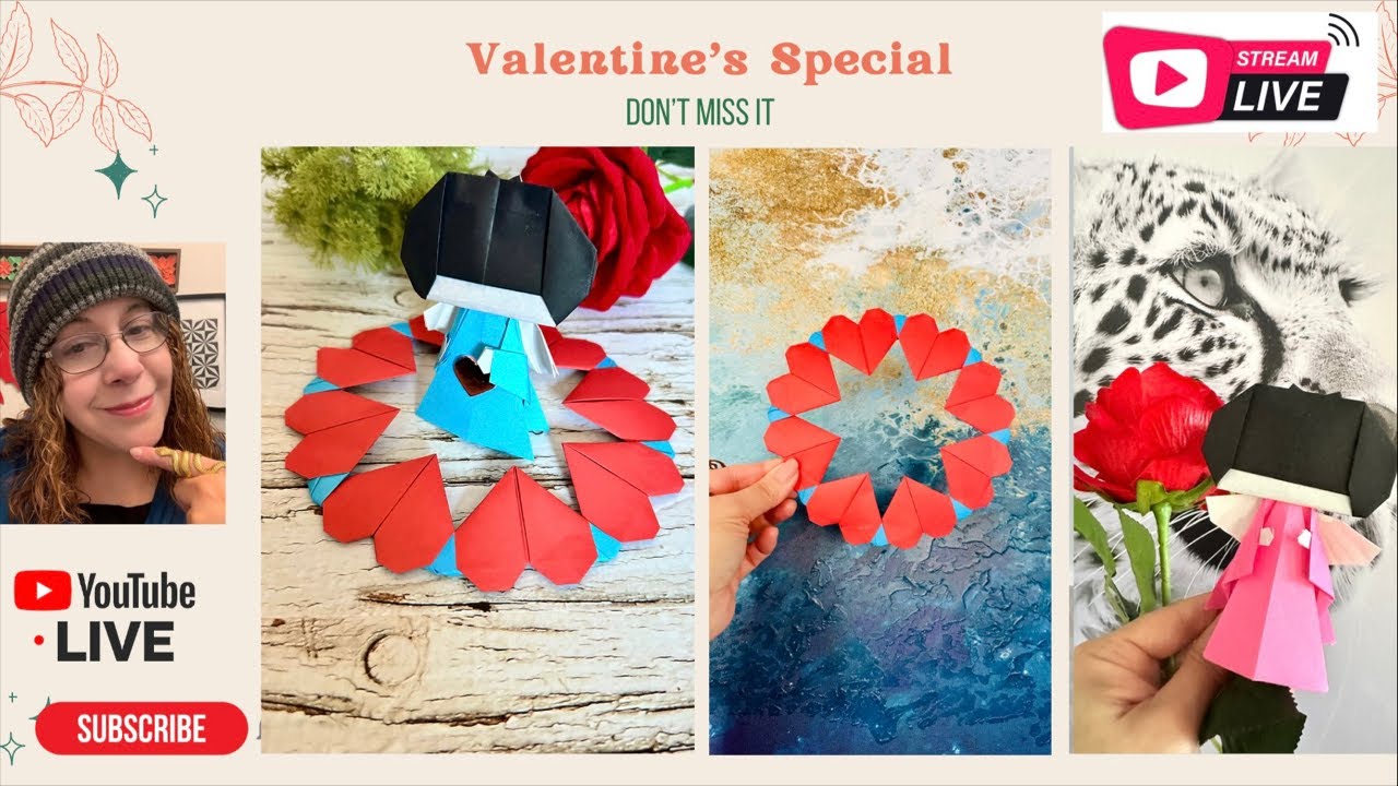 Friday Live Stream 12: Heart Wreath and Cupid