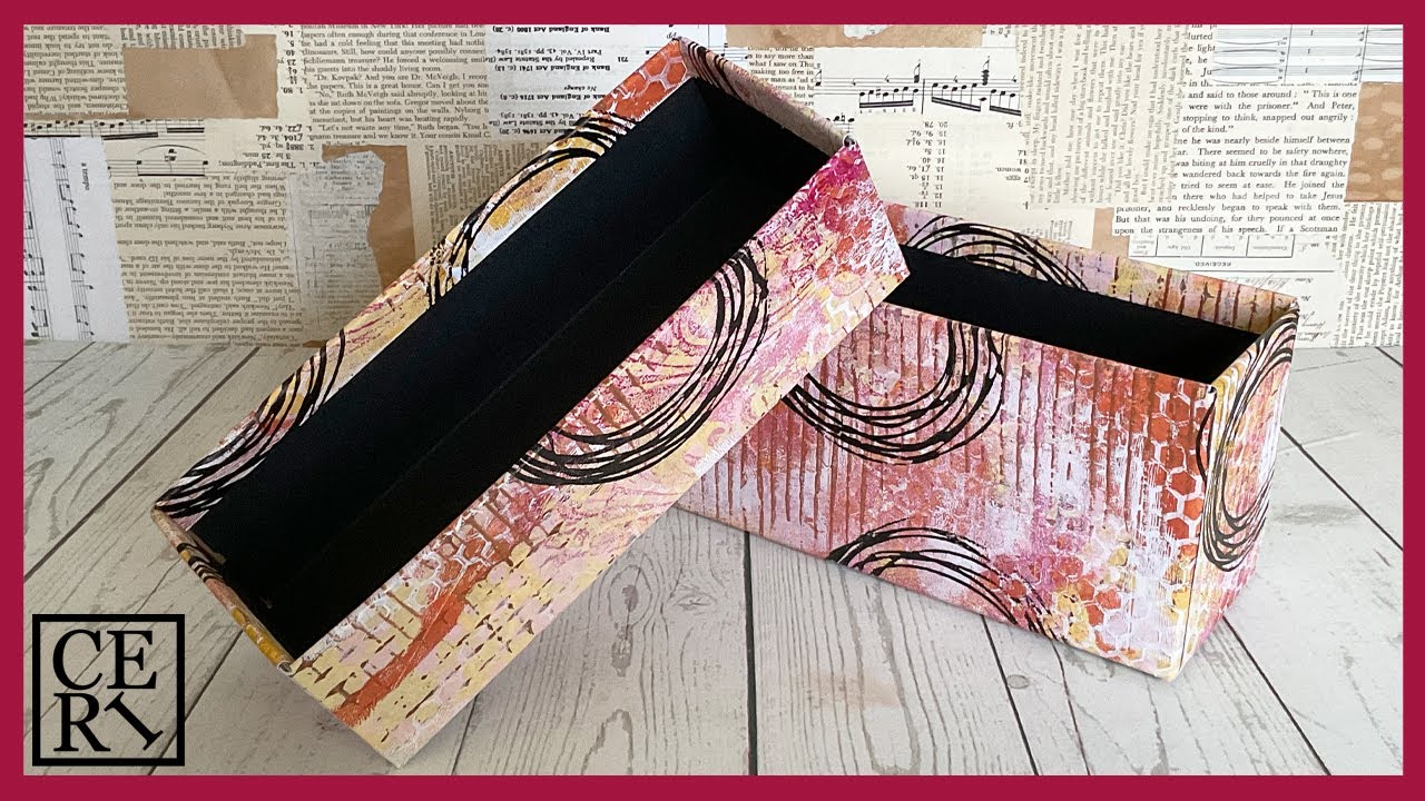 Recycled Box into Ephemera Storage Boxes Pt2