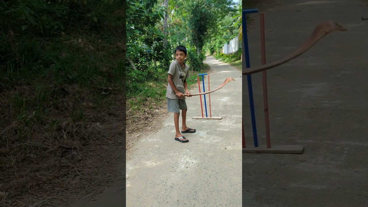 Let's make a cricket bat easily (no cost)#trending #cricket #viralshorts
