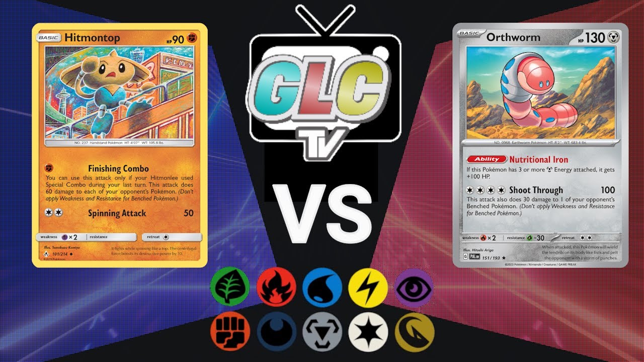 Hitmonbros vs Orthozone Metal - Pokemon TCG GLC Gameplay