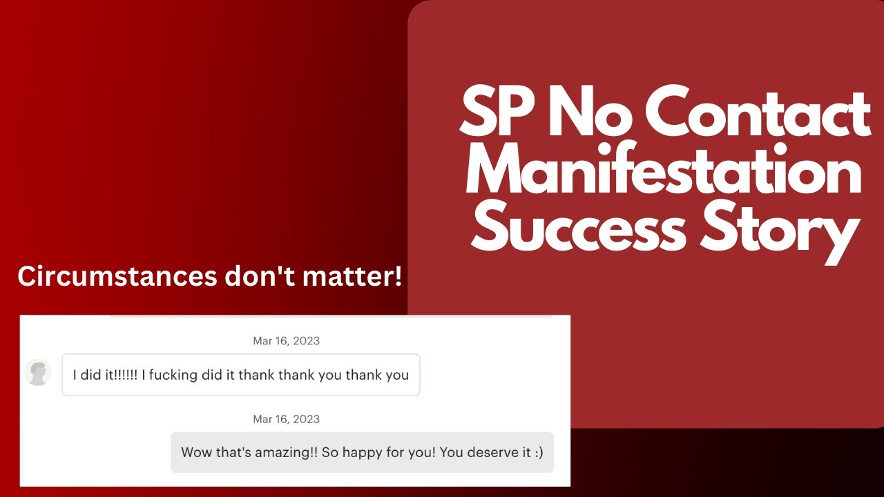 SP Manifestation Success Story | From No Contact + 3P to Dating Again!